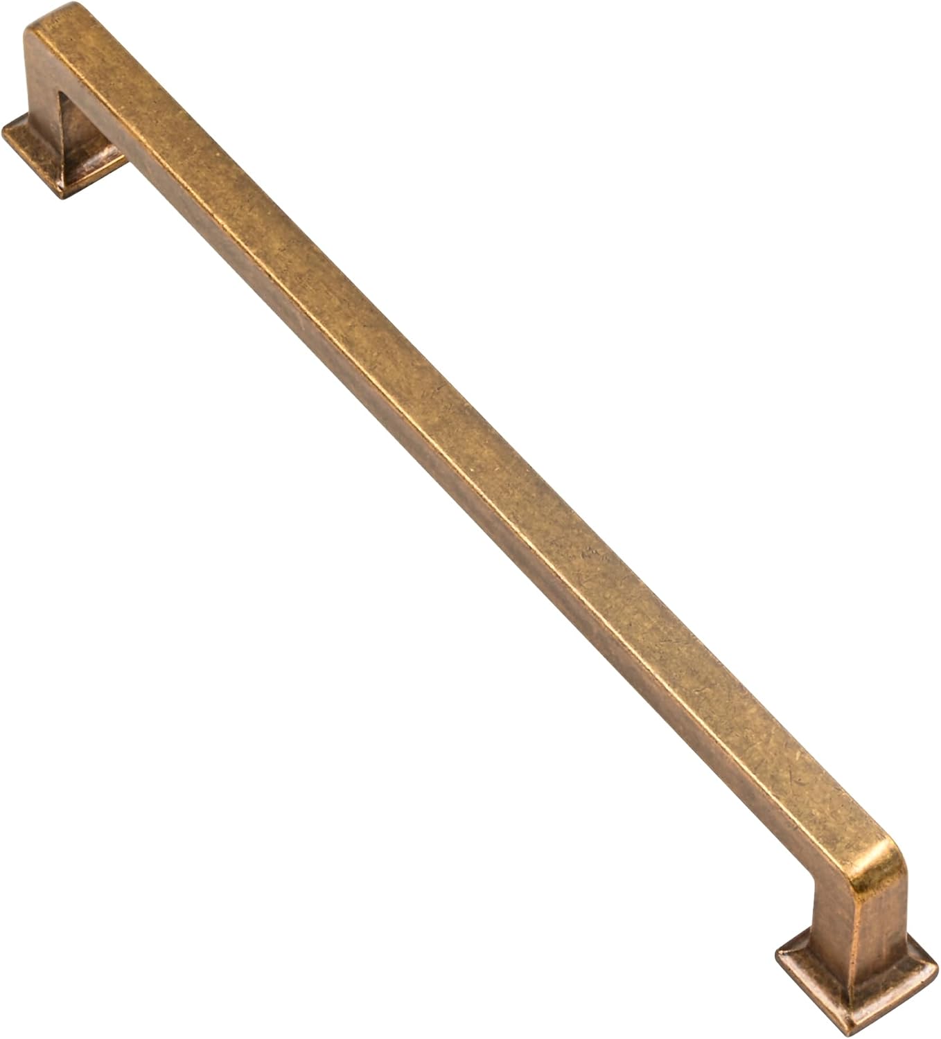 Antique Brass Cabinet Pulls - 10 Pack Elegant Kitchen Hardware