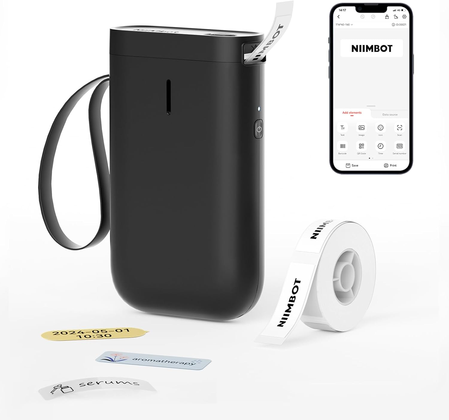 Portable Bluetooth Label Maker for Easy Organization
