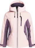 GEMYSE Women's Waterproof Winter Ski Jacket - Windproof, Insulated