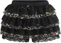 Women Y2K Lace Multi-Layered Bloomers - Sweet Ruffle Pettipants Short
