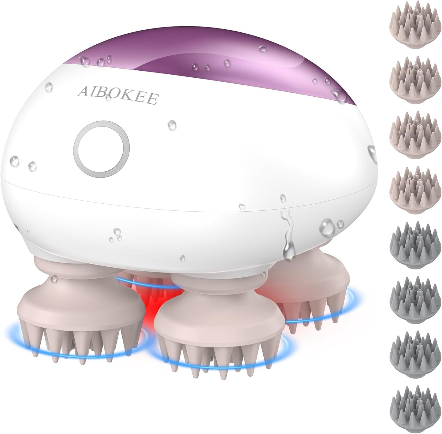 Electric Scalp Massager for Stress Relief and Hair Growth