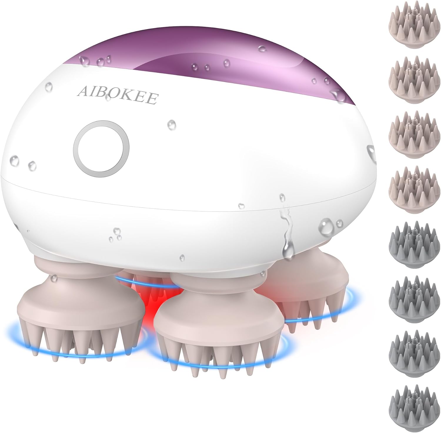 Electric Scalp Massager for Stress Relief and Hair Growth