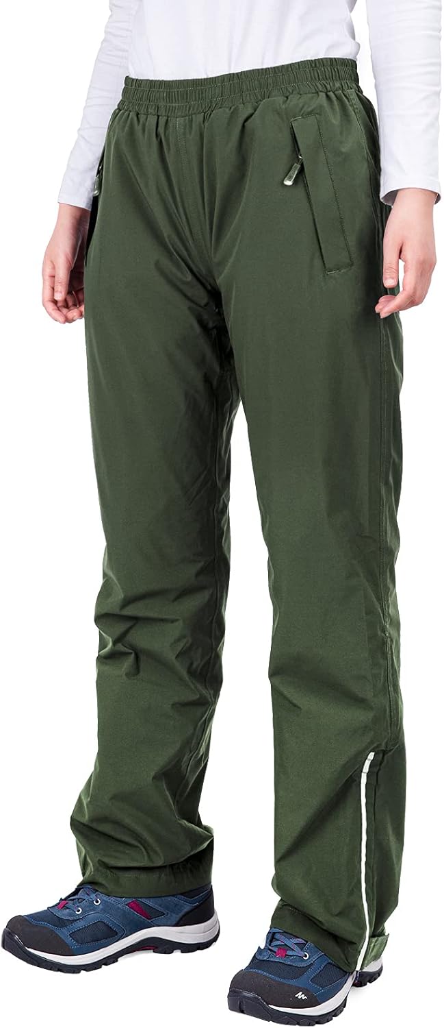33,000ft Women's Rain Pants: Lightweight Waterproof Hiking Gear