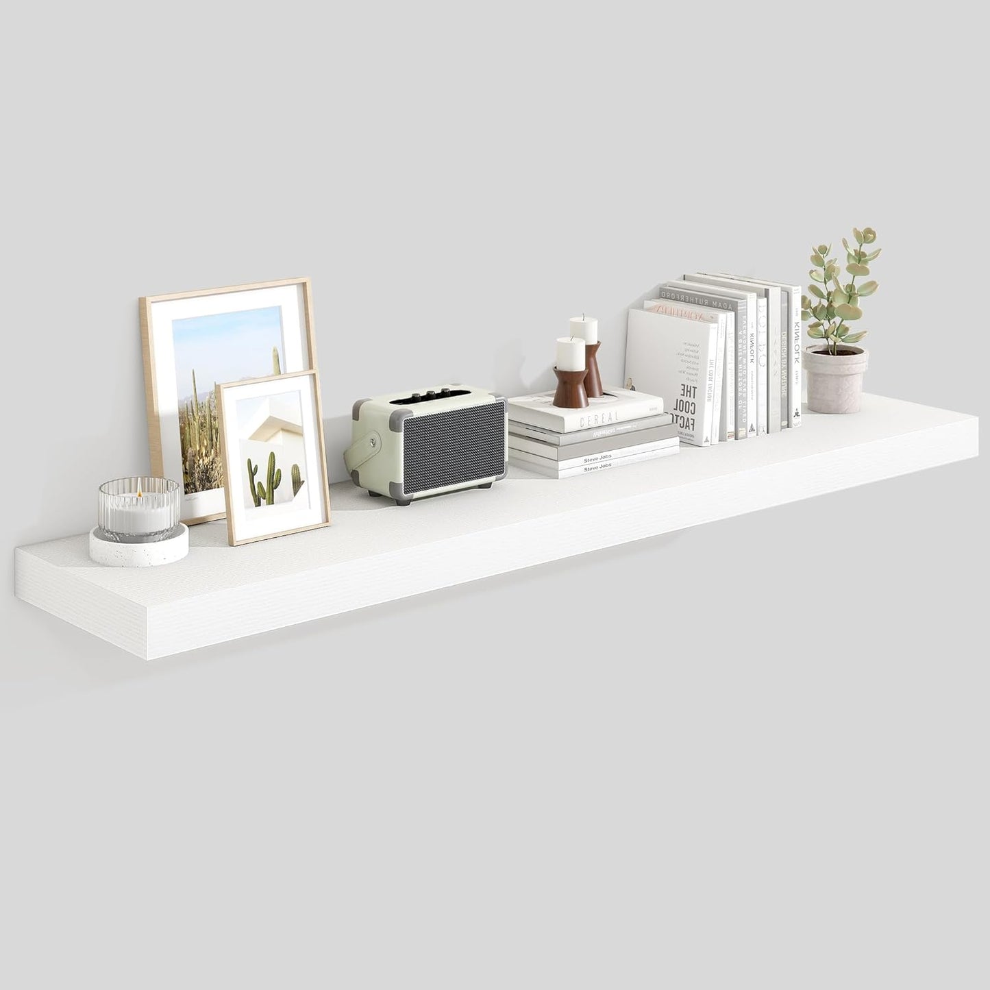 Heimlove 55 Inch Floating Shelves for Wall - Modern Storage Solution