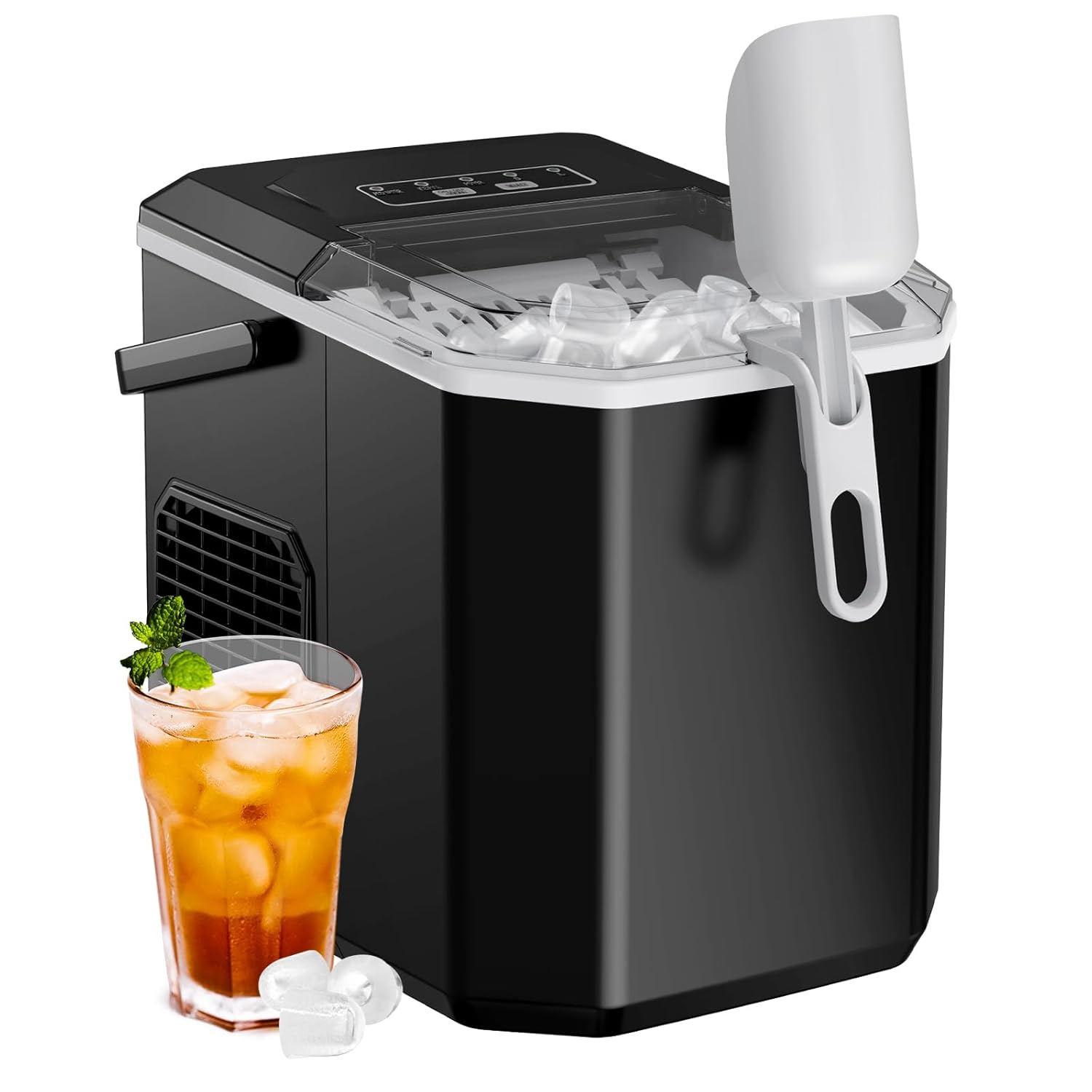 Totnz Portable Ice Maker: 9 Cubes in 6 Mins! 