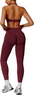 ABOCIW Workout Sets for Women Seamless 2-Piece - Scrunch Butt Lifting