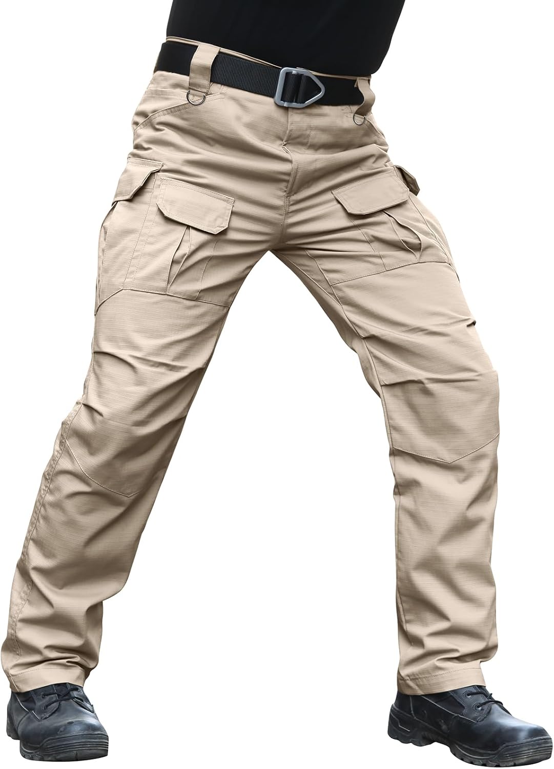Men's Stretch Tactical Pants Lightweight Water Resistant Cargo