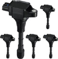 Set of 6 UF550 Ignition Coil Pack Compatible With Nissan 3.5L V6