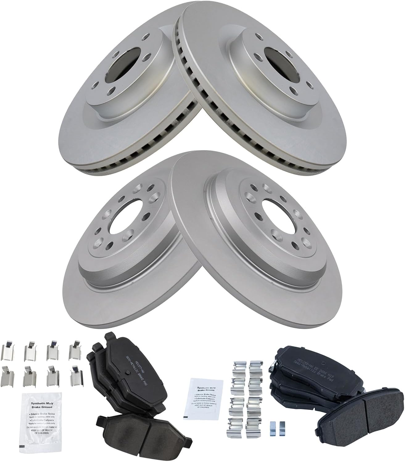 Premium Brake Pad & Rotor Kit for 2011-2015 Ford Edge MKX