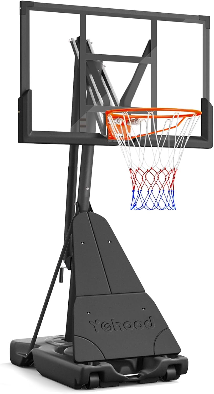 Portable Basketball Hoop with Adjustable Height for All Ages
