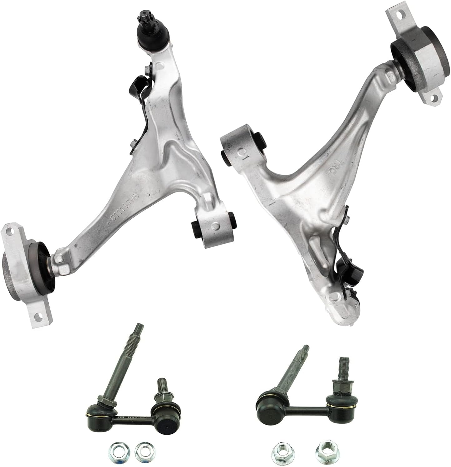 TRQ Front Suspension Kit Control Arm with Ball Joint for INFINITI
