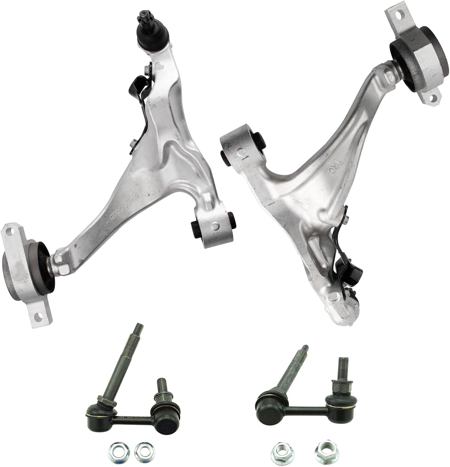 TRQ Front Suspension Kit Control Arm with Ball Joint for INFINITI