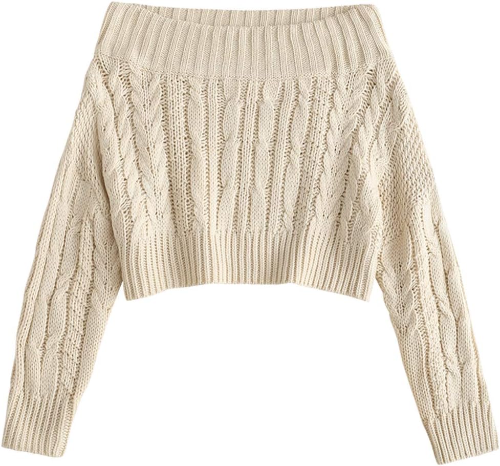 ZAFUL Women V Neck Button Knit Crop Sweaters for Stylish Looks