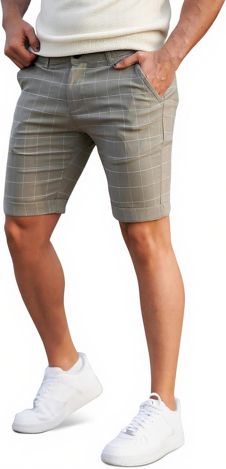 GINGTTO Mens Slim Fit Shorts for Comfort and Style