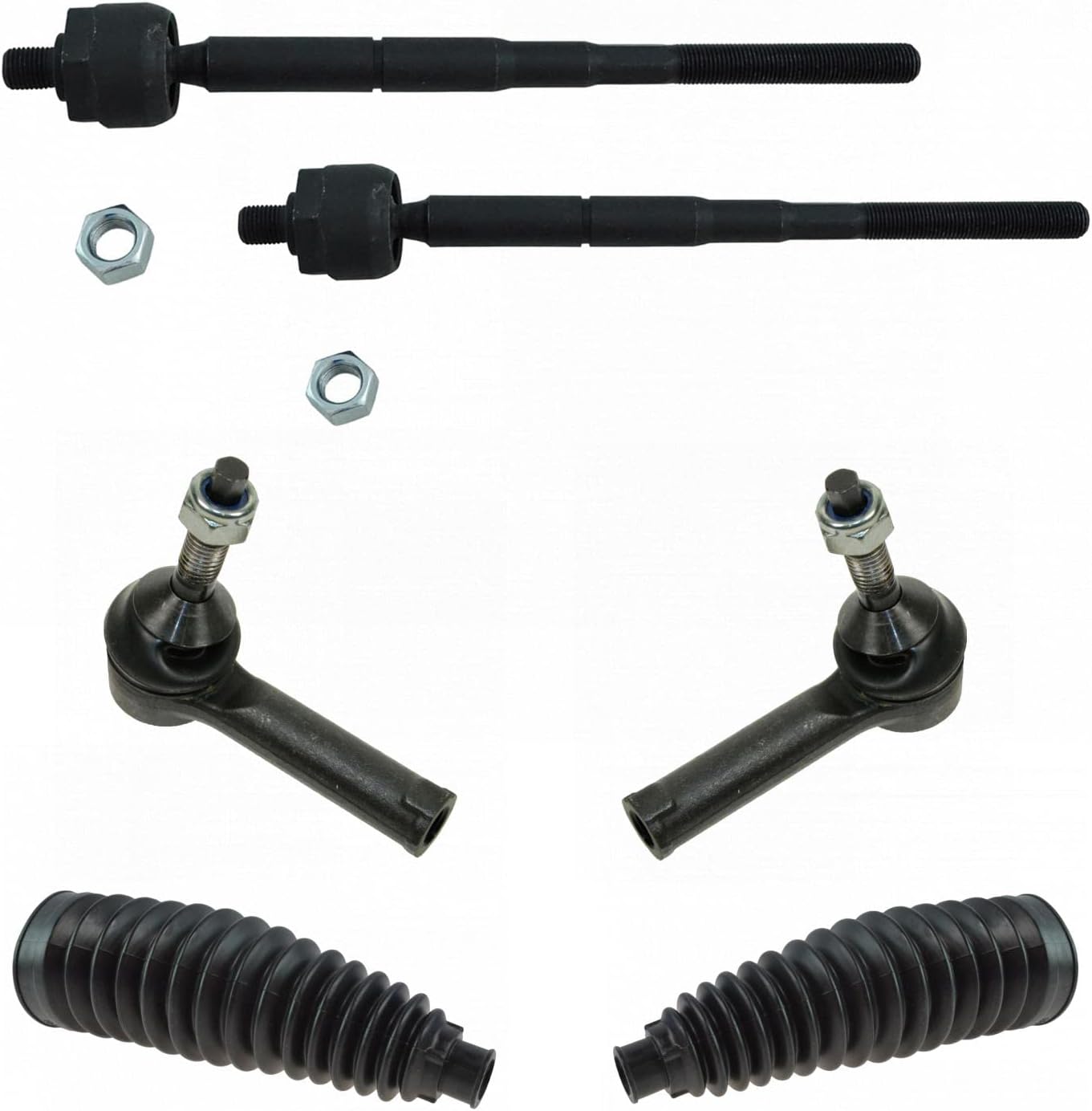 TRQ Front Steering Kit for 2010-2016 Ford Flex and Taurus