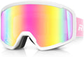 Ski/Snowboard Goggles for Men Women OTG - Clear Vision and Comfort