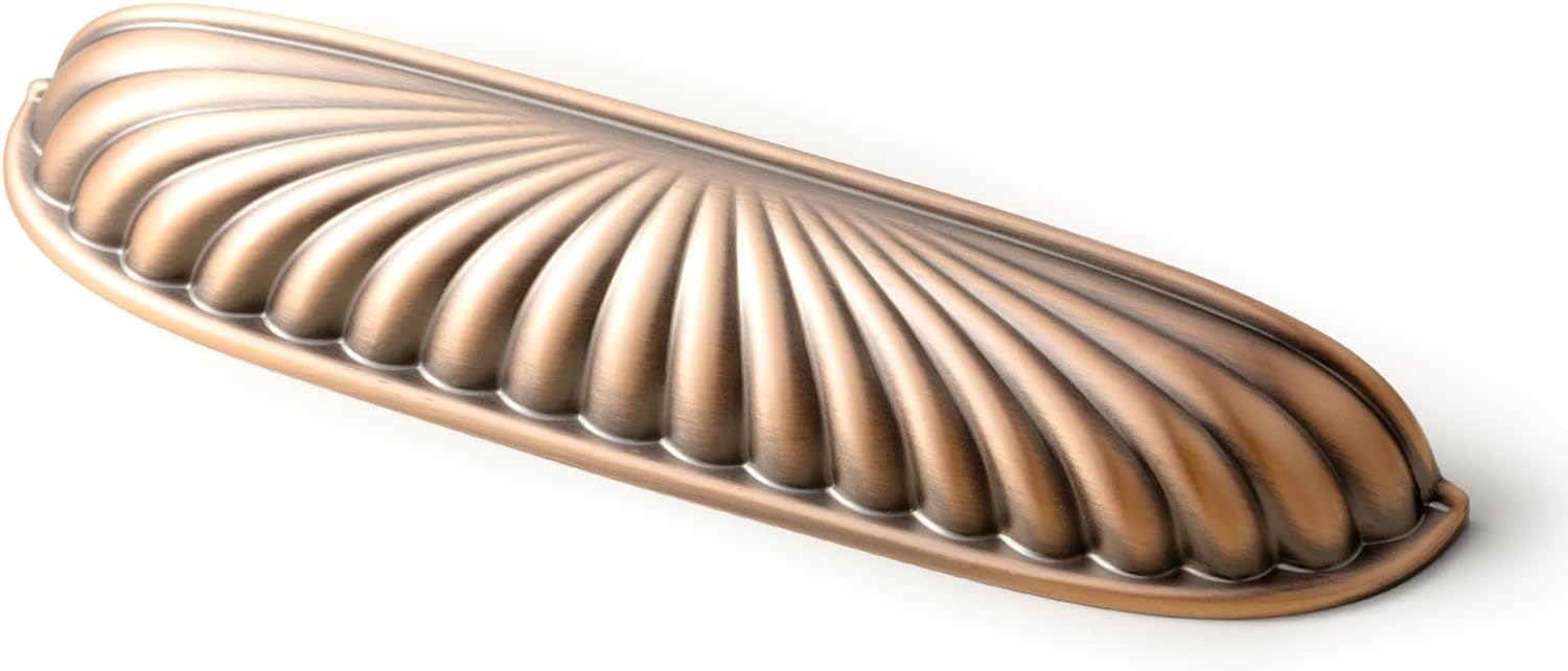 Goo-Ki Modern 5ft' Hole Centers Brushed Copper Cabinet Pulls