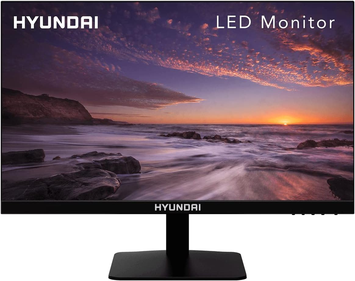 Hyundai 24-Inch Full HD Monitor - Vibrant Display, Versatile Connectivity