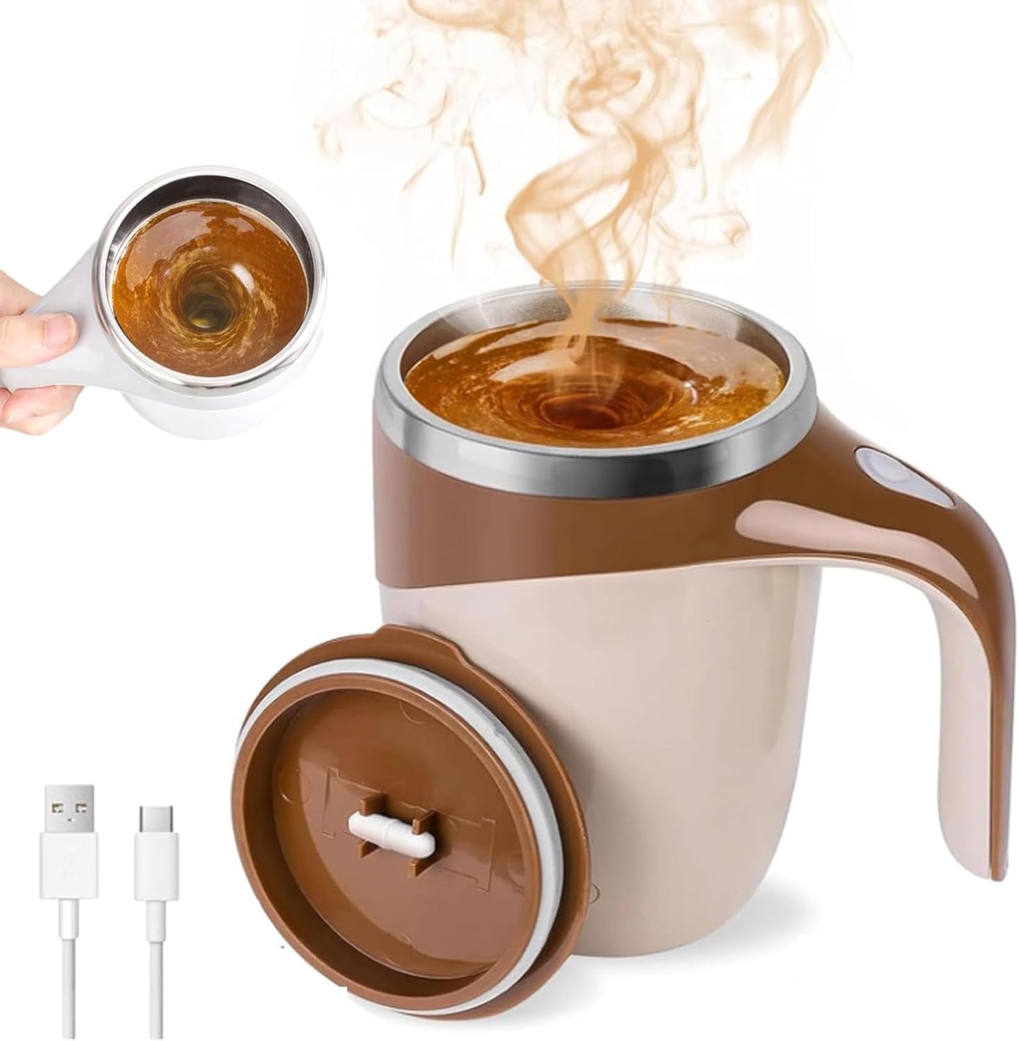 Rechargeable Self-Stir Coffee Mug