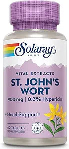Solaray St. Johns Wort Extract for Mood Stability & Brain Health