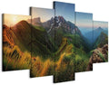 Acoustic Canvas Wall Art Nature Mountains 90x45 in - Sound