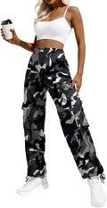 High Waisted Cargo Pants Women - Baggy Y2K Travel Cargo