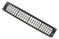 Leviton QuickPort 48-Port 2RU Flat Patch Panel - High-Density Rack Fit