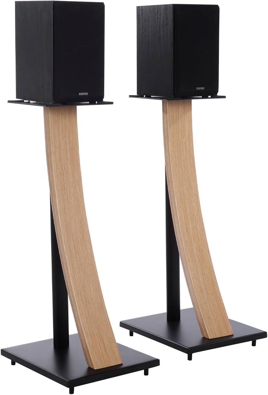 EXIMUS One Pair Fixed Height Universal Speaker Floor Stands