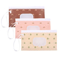Refillable Wipes Pouch Portable Dispenser - Keeps Wipes Fresh on