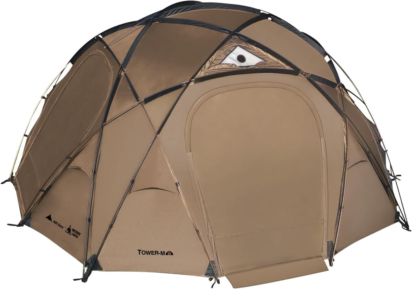 OneTigris 4 Person Dome Tent: Waterproof, Windproof, Stove Jack - Ideal for All Outdoor Adventures