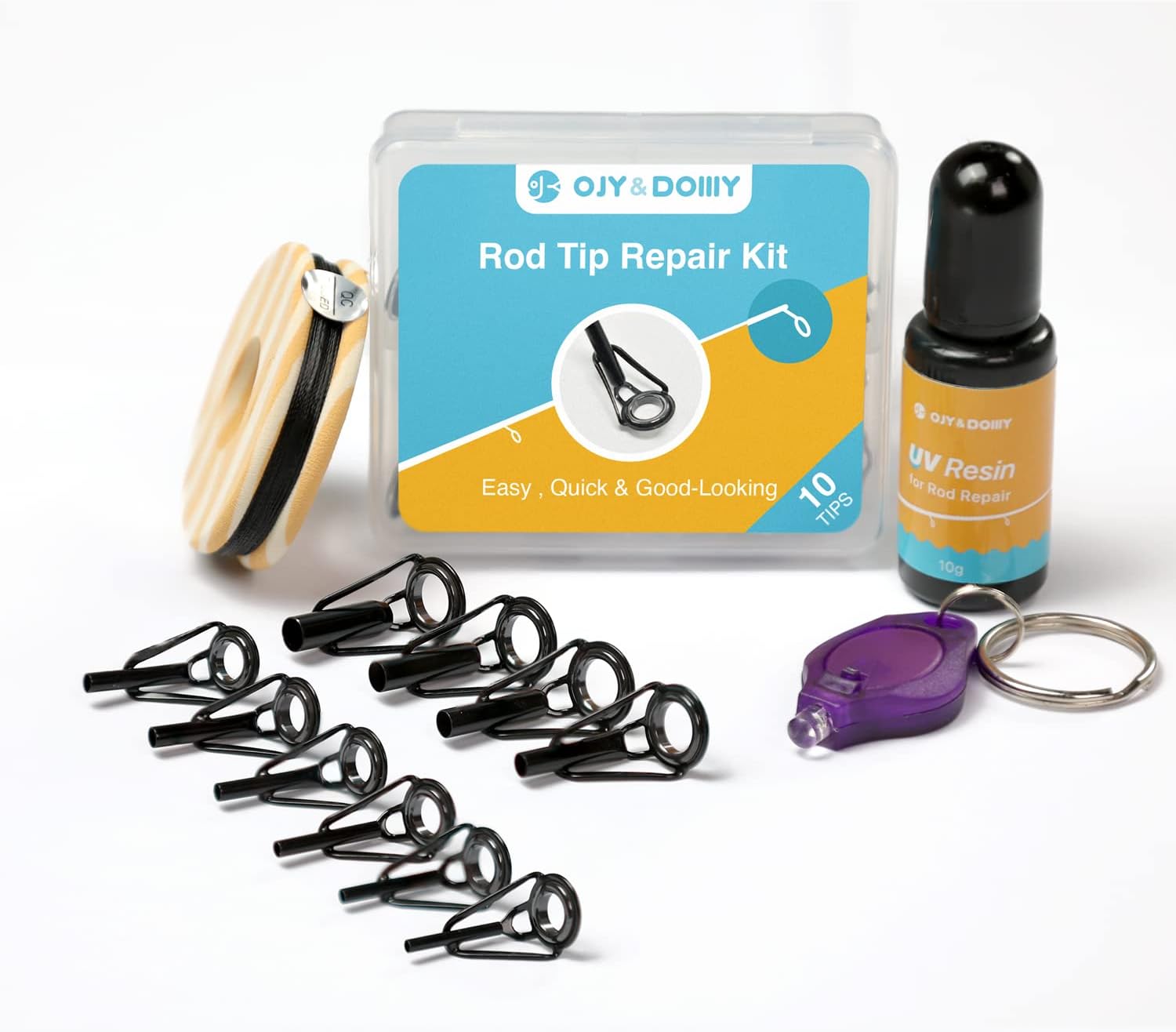 Fishing Rod Tip Repair Kit - Strong, Durable Fix