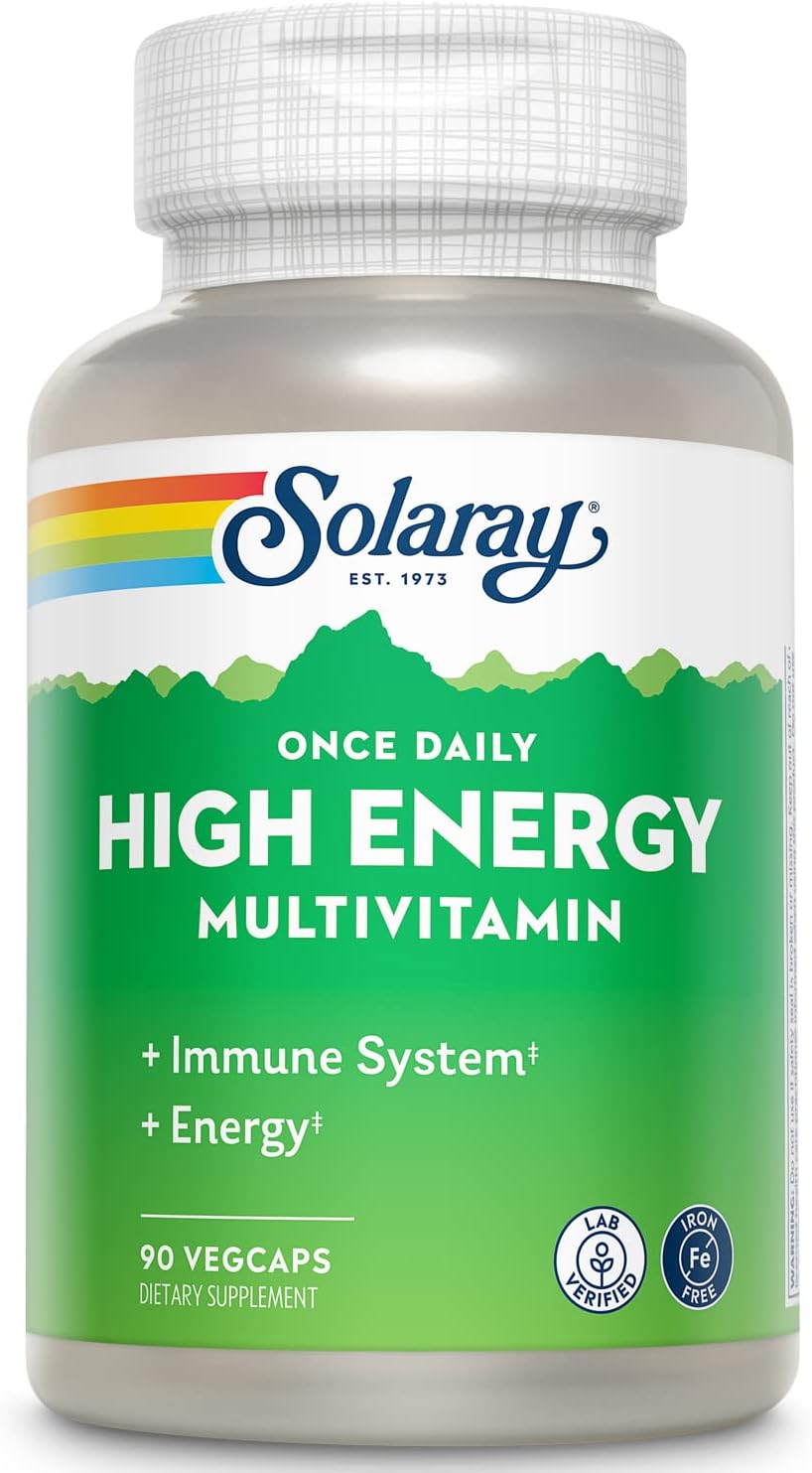 SOLARAY Once Daily High Energy Multivitamin for Men and Women
