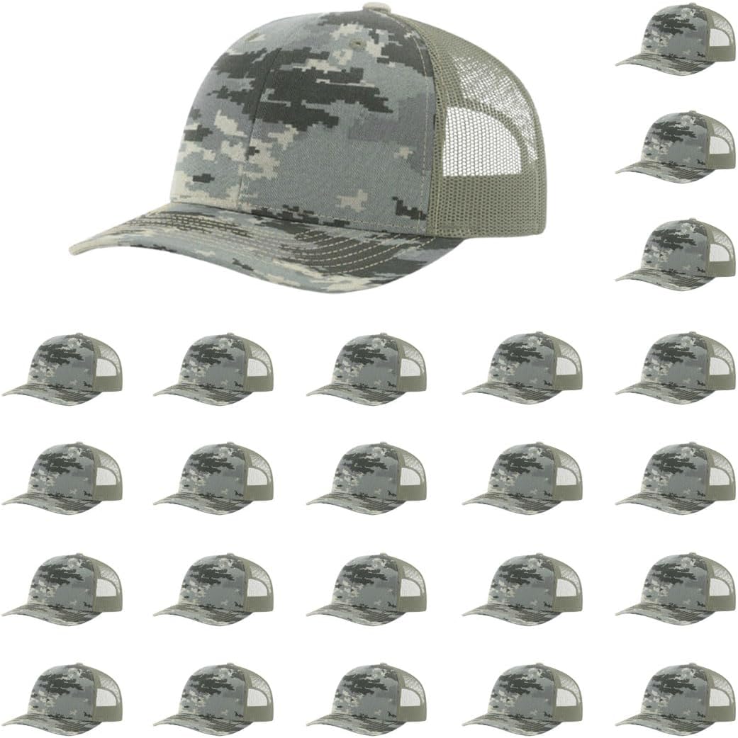 Richardson 112 Classic Six-Panel Adjustable Snapback Trucker Cap