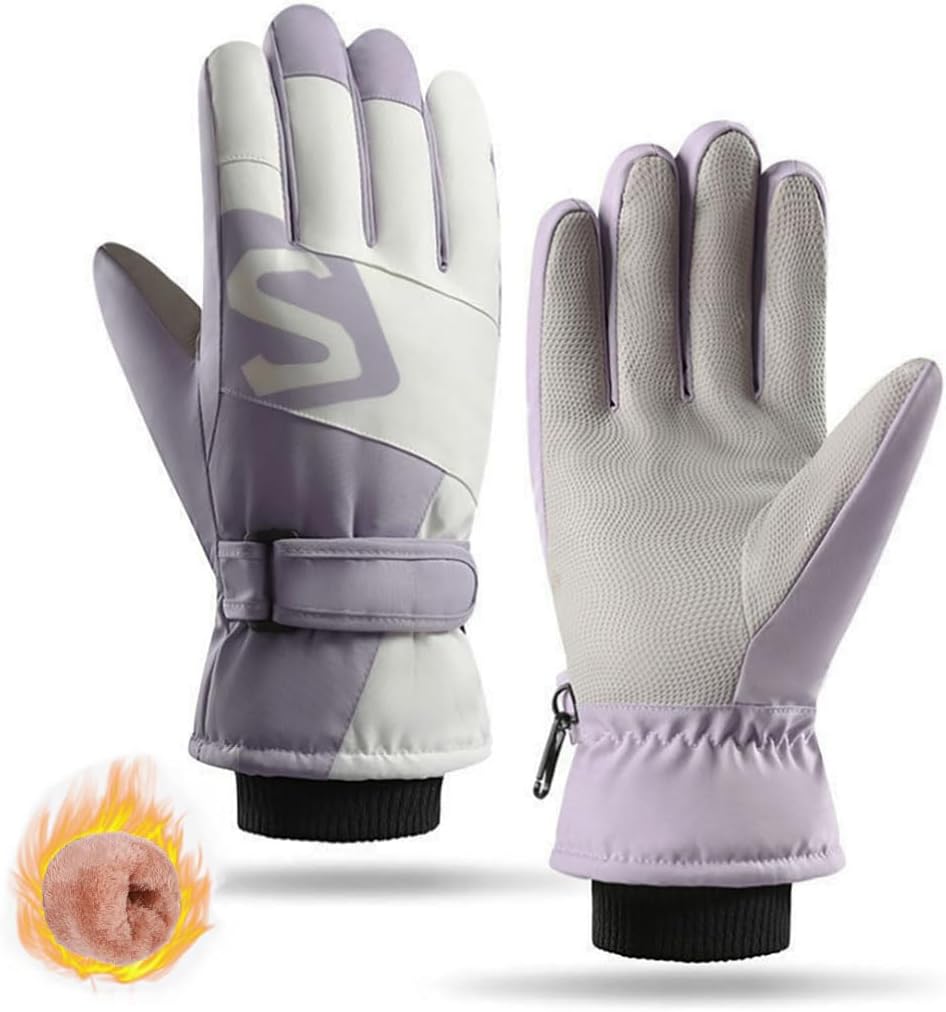 Ottsas Women's Waterproof Ski Gloves