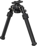M-Rail Compatible Tactical Bipod in Black - Lightweight, Adjustable