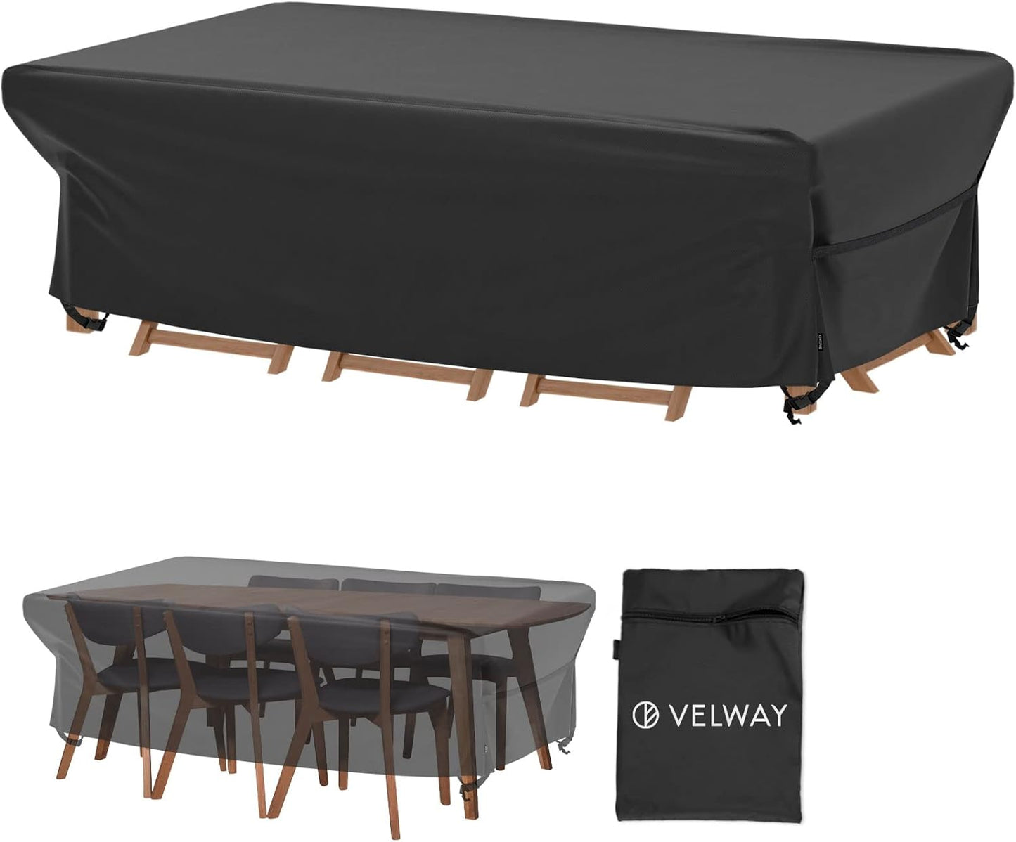 Velway Waterproof Outdoor Bistro Dining Set Cover for All Weather