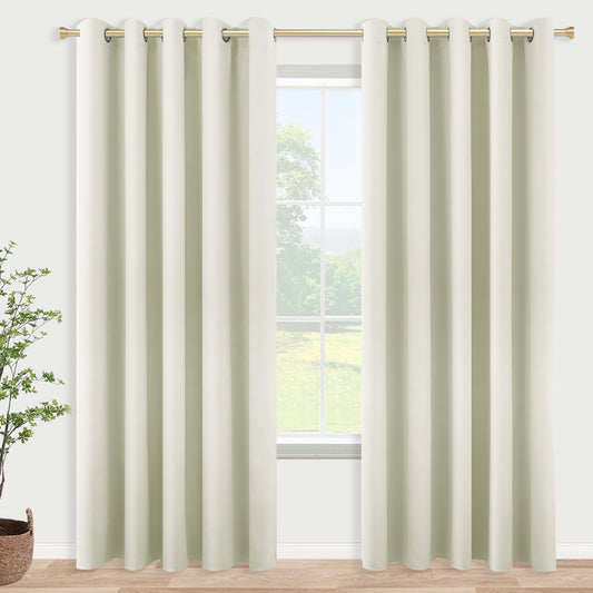 KOUFALL 90 Inch Curtains for Living Room, Extra Wide 72 in
