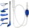 GreenJoy Aquarium Fish Tank Cleaning Kit Tools - 5-in-1 Scrapers