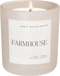 Farmhouse Candle - Apple Clove Orange Cinnamon Scented 15oz Jar