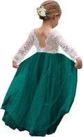 Topmaker Flower Girl Dress for Toddler Baby Girls - Lace (Style FD7T)