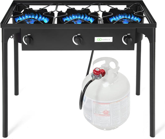 225,000-BTU 3-Burner Camping Stove by Goplus
