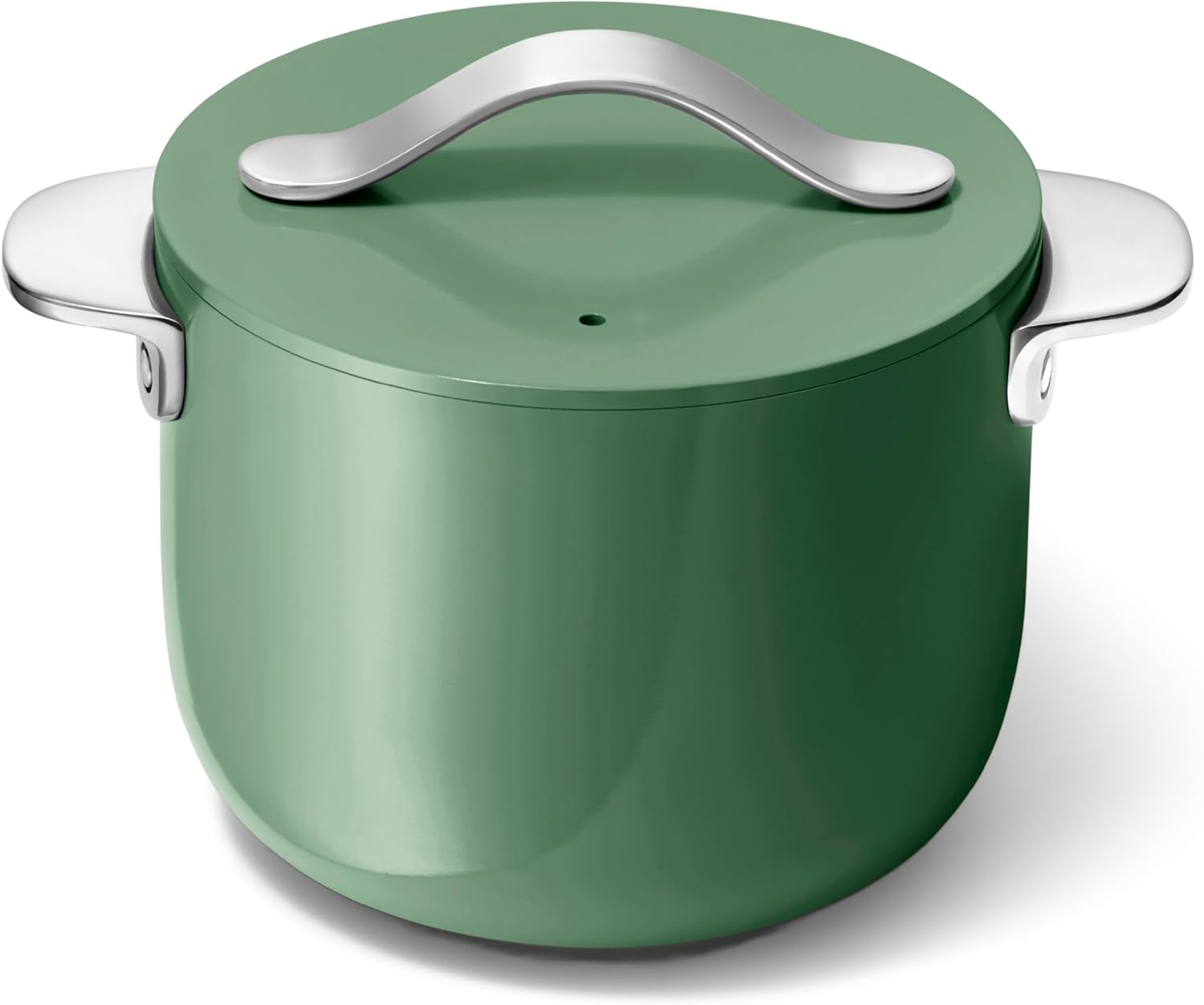 Caraway Petite Cooker - 2 Qt Ceramic Pot for Rice and Grains