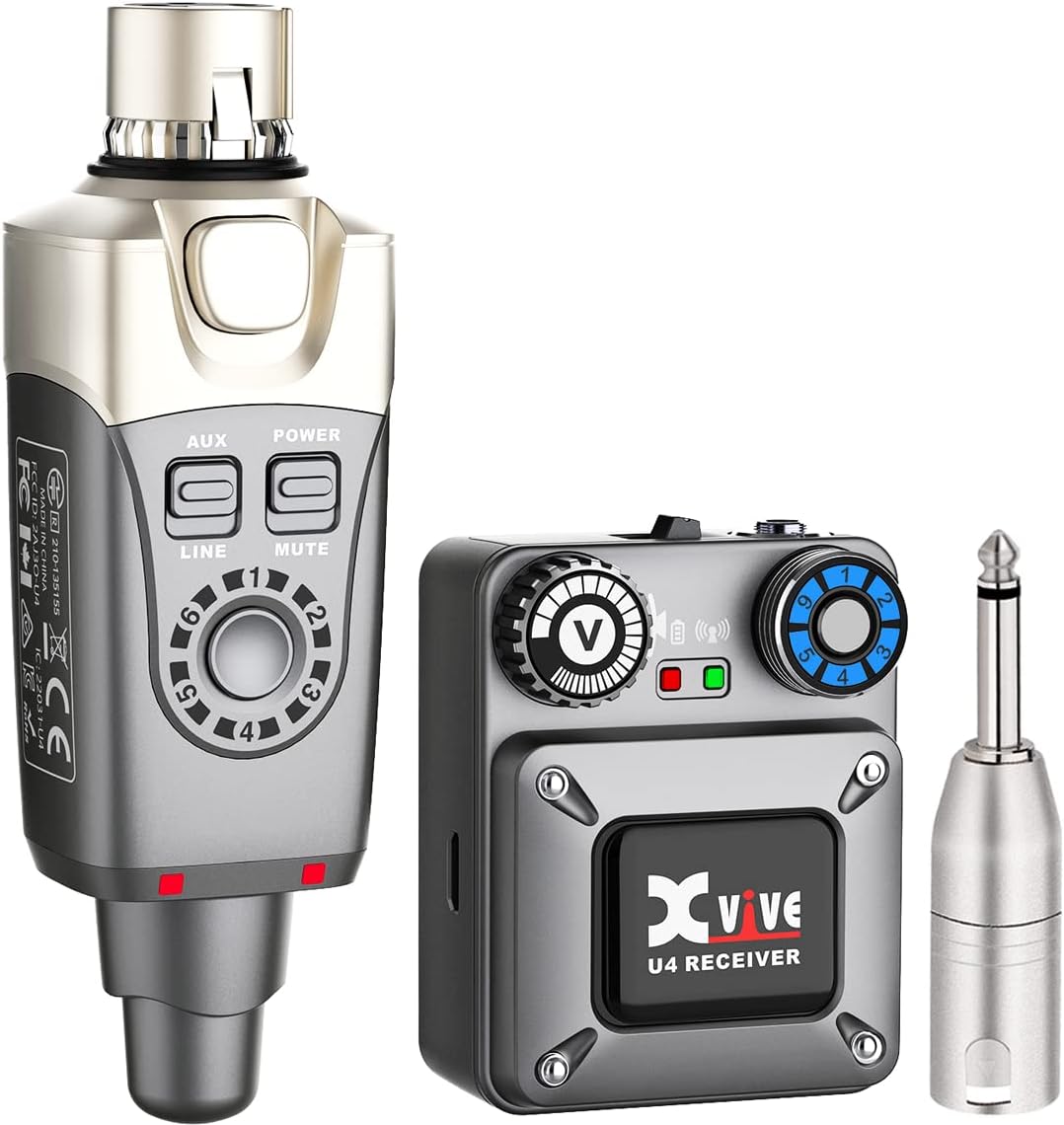 Xvive U4 Wireless in-Ear Monitor System for Musicians and Performers