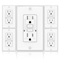 GFCI Outlet Weather & Tamper Resistant 15 Amp (5 Pack) - Self Test