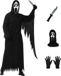 Scream Costume Kids with Mask Knife Prop and Gloves - Scary Halloween