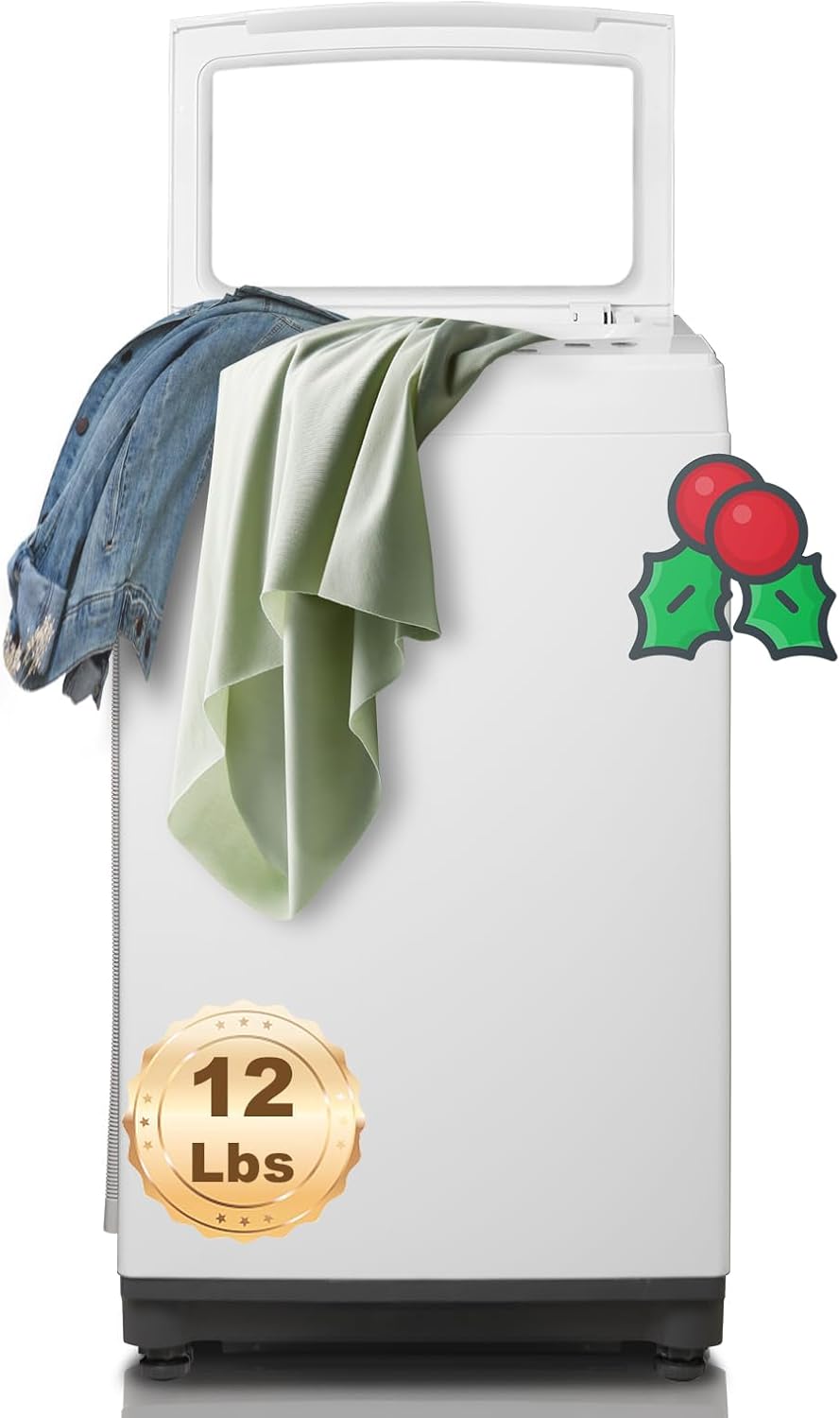 1.7 Cu.Ft. Portable Washing Machine for Compact Living Spaces