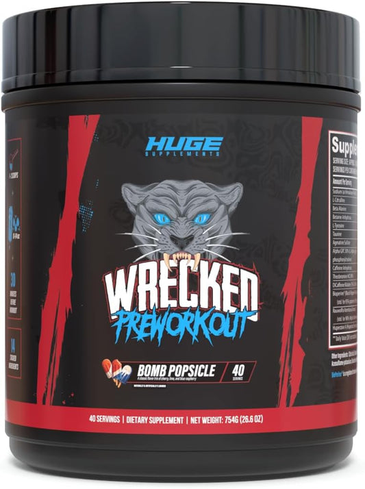 Wrecked Pre Workout Powder for Energy, Focus, and Performance