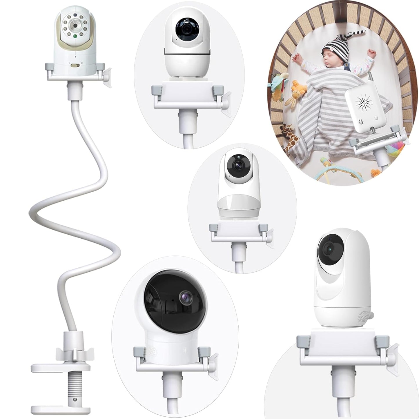 Flexible Baby Camera Mount - Universal Compatibility!