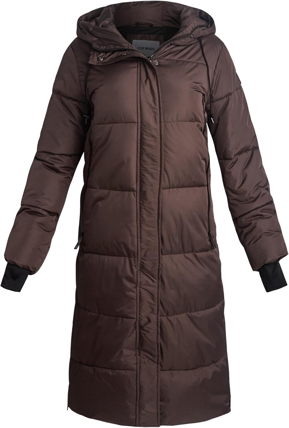 Long Puffer Jacket for Women - Heavyweight Insulated Maxi Coat