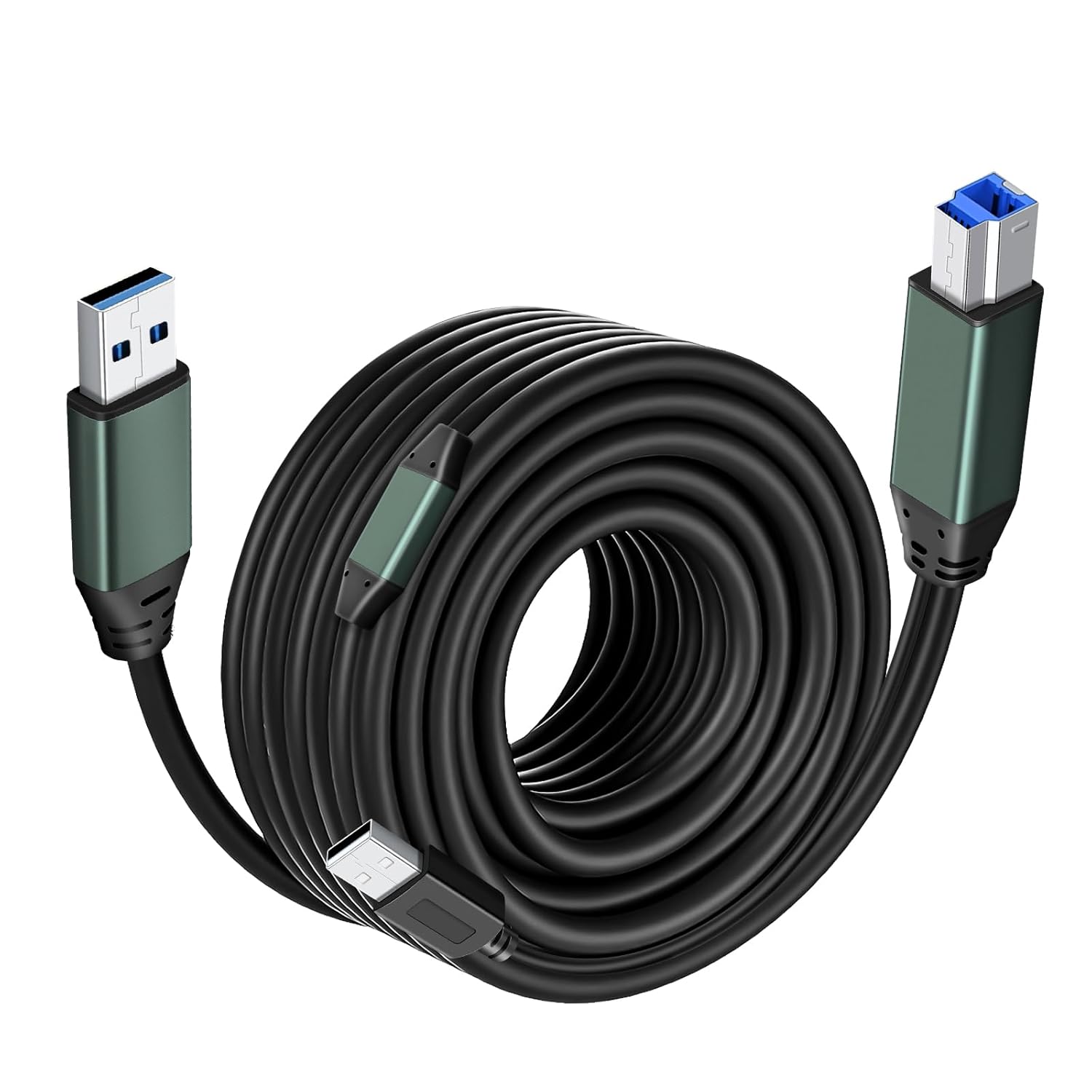 Kumiho USB 3.0 Printer Cable A Male to B Male for Fast Transfers